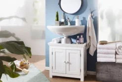 Waschbeckenunterschrank 57 x 56 cm weiß