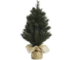Weihnachten Deko-Objekt Baum MALMÖ 45cm Grün/Weiß