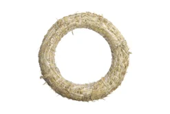 Weihnachtsdeko Stroh-Römer 25x4cm