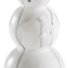 Weihnachtsglanz by casaNOVA Deko-Figur Schneemann 18 cm Weiß