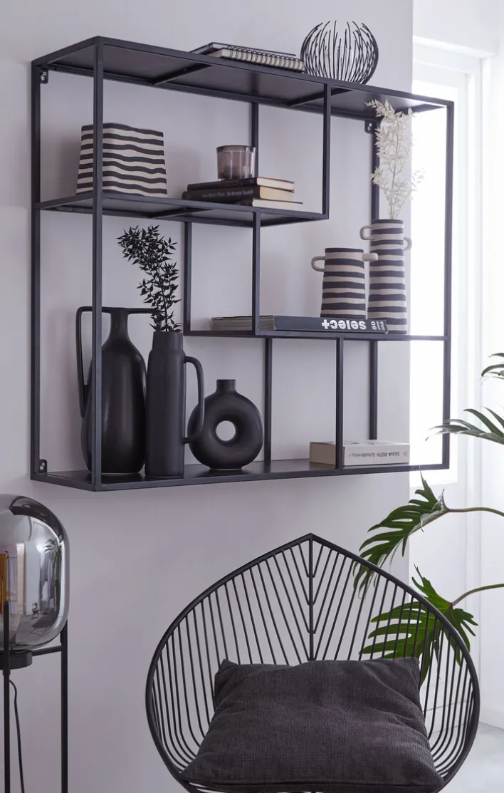 Windlicht CEYLON Urban Safari Metall schwarz