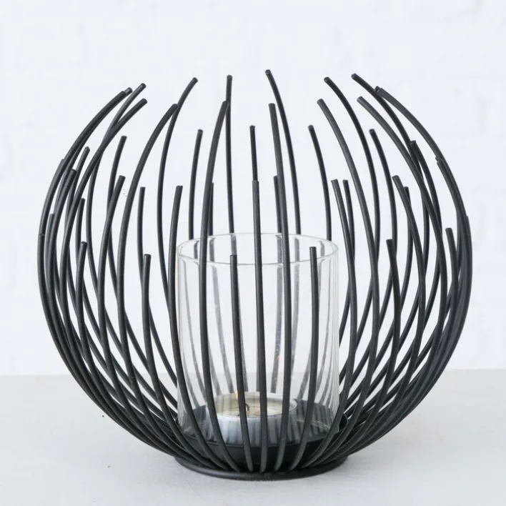 Windlicht CEYLON Urban Safari Metall schwarz