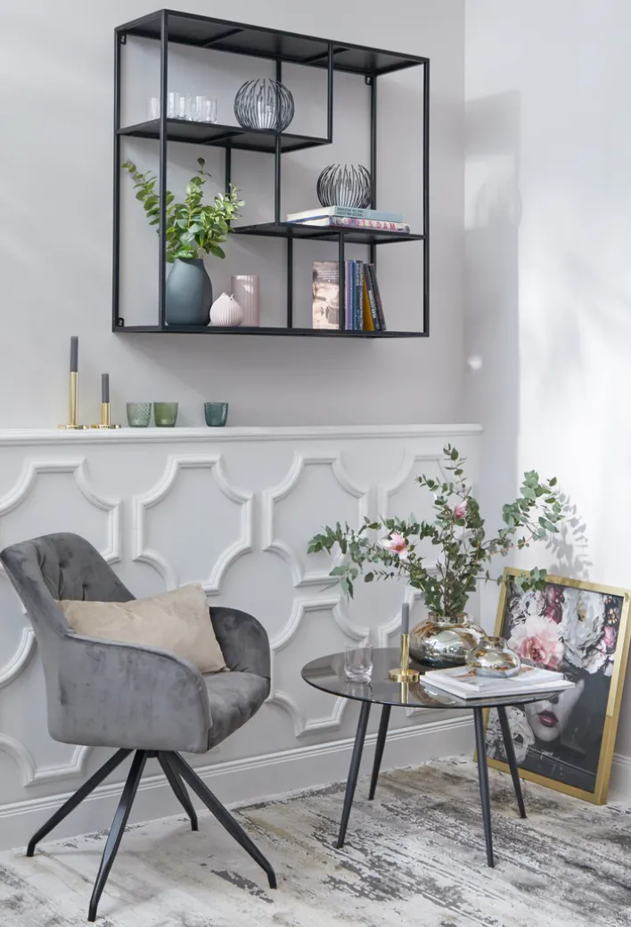 Windlicht CEYLON Urban Safari Metall schwarz