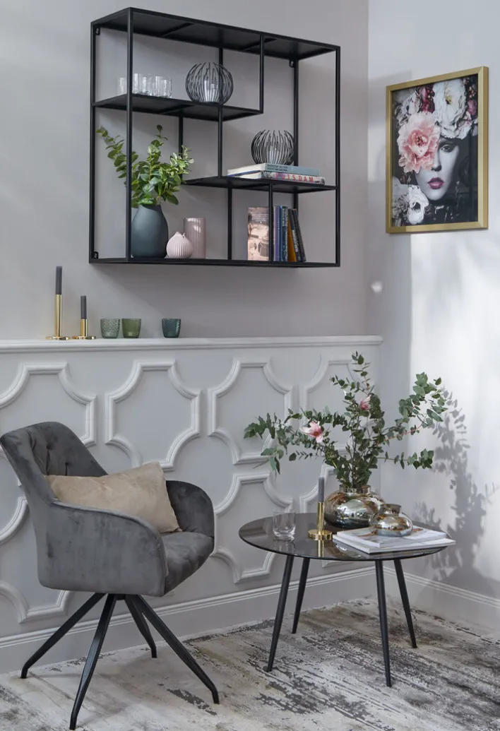 Windlicht CEYLON Urban Safari Metall schwarz