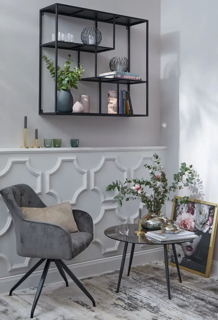 Windlicht CEYLON Urban Safari Metall schwarz