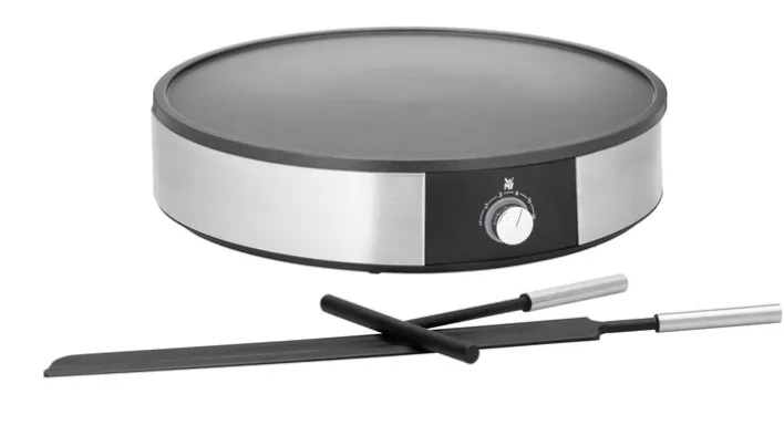 WMF Crêpes-Pfanne LONO 3-teilig silberfarbig Cromargan®