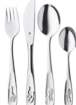 WMF Kinderbesteckset TIERE 4-teilig Edelstahl