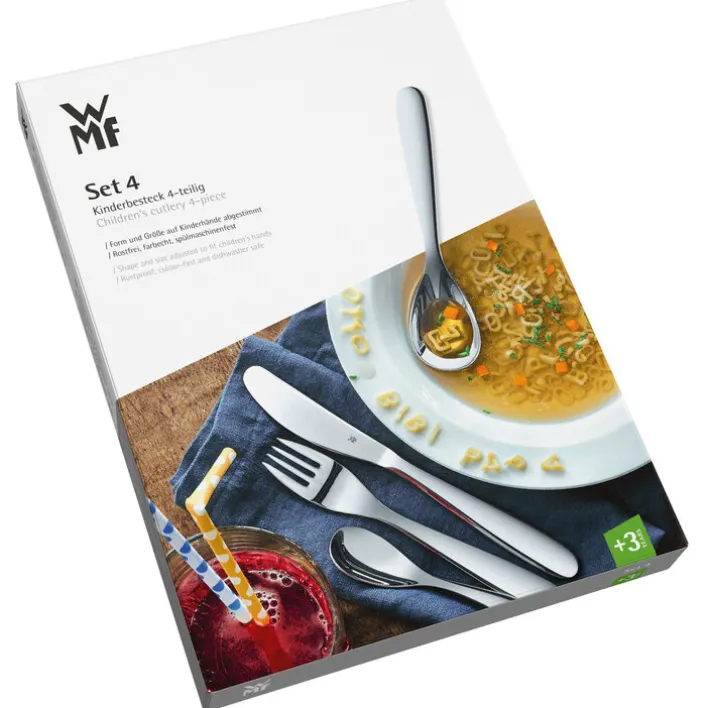 WMF Kinderbesteckset ZWERGE 4-teilig Edelstahl