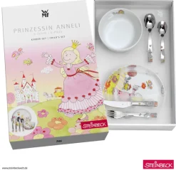 WMF Kindergeschirr-Set PRINZESSIN ANNELI 6-teilig Porzellan/Edelstahl