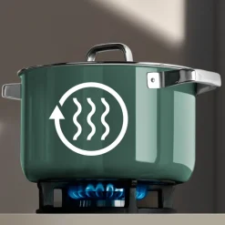 WMF Kochtopfset FUSIONTEC MINERAL PRO 7-teilig Eucalyptus Haze