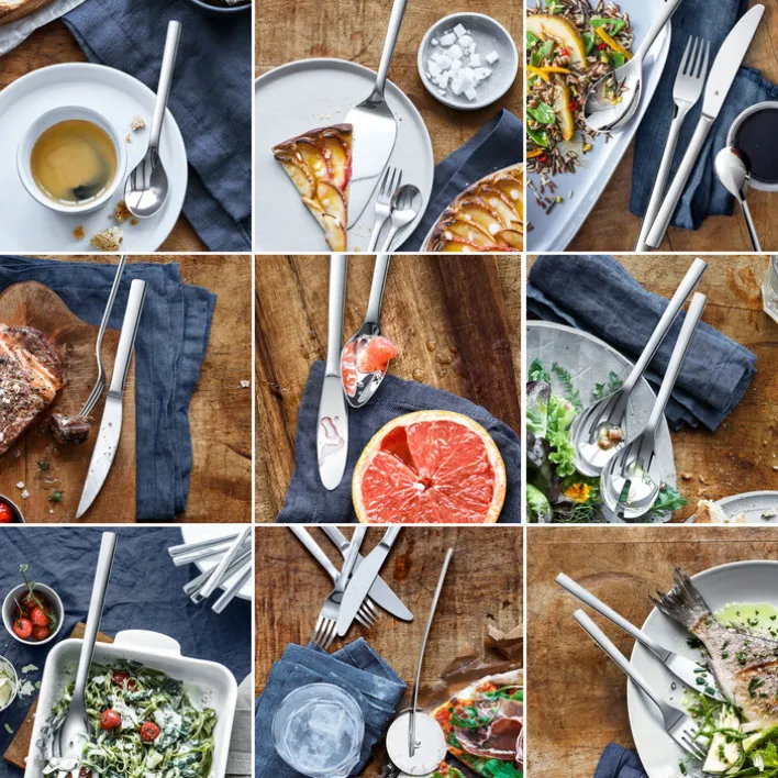 WMF Servier-Set NUOVA 4-teilig Edelstahl silberfarbig