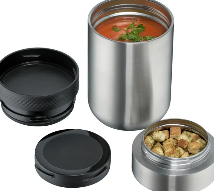 WMF Thermo Speisebehälter MY2GO 500+200 ml Edelstahl