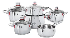 WMF Topfset QUALITY ONE 6-teilig Edelstahl silberfarbig