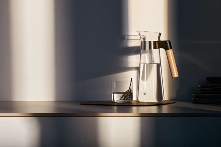 WMF Wasserkaraffe KINEO 1000 ml Borosilikatglas