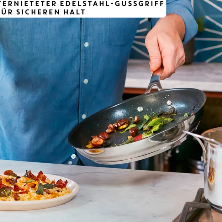 WMF Wok JO COOK SMART Edelstahl Durchmesser 28 cm