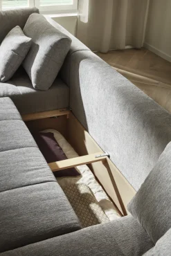 Wohnlandschaft FARIS 202 x 325 x 170 cm grau