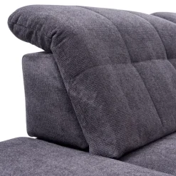 Wohnlandschaft LANCE 323 x 260 cm Stoffbezug belle black