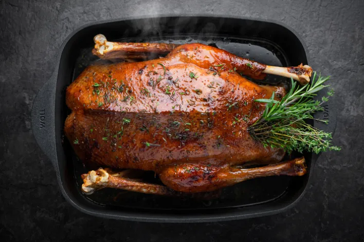 WOLL Gussbräter ECO LOGIC 7,8 Liter mit Silikongriffen