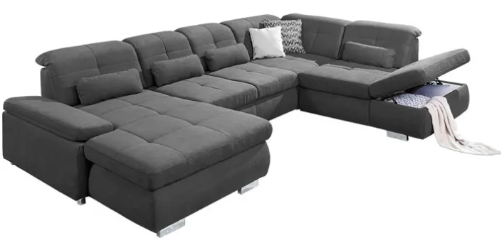 YoungLife Wohnlandschaft RAGUSA II-SF anthrazit