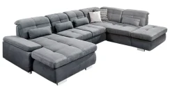 YoungLife Wohnlandschaft RAGUSA III-SF anthrazit