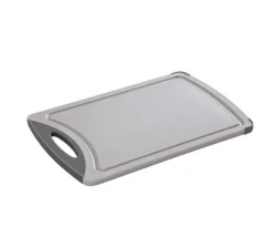 ZASSENHAUS Schneidebrett 32 x 20 cm Kunststoff grau