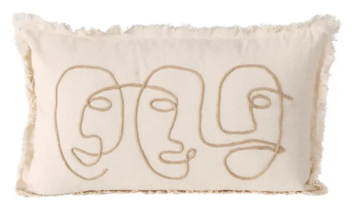 Zierkissen PICA 30 x 50 cm beige