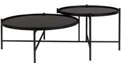 zuiver Beistelltisch MAC 2er-Set schwarz