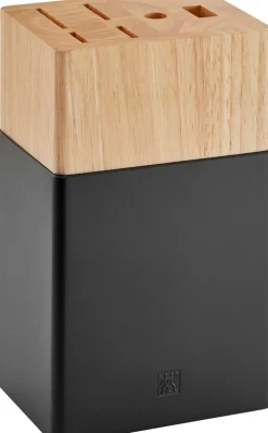 ZWILLING Messerblock NOWS 7-teilig schwarz/ braun