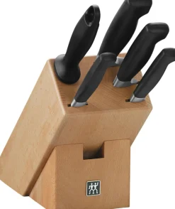 ZWILLING Messerblock 6-teilig braun /schwarz