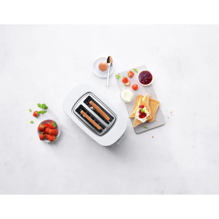 ZWILLING Toaster ENFINIGY kurz silberfarbig mit Brötchenaufsatz
